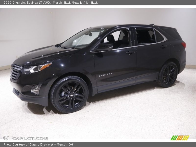 Mosaic Black Metallic / Jet Black 2020 Chevrolet Equinox LT AWD