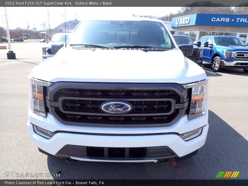 Oxford White / Black 2023 Ford F150 XLT SuperCrew 4x4