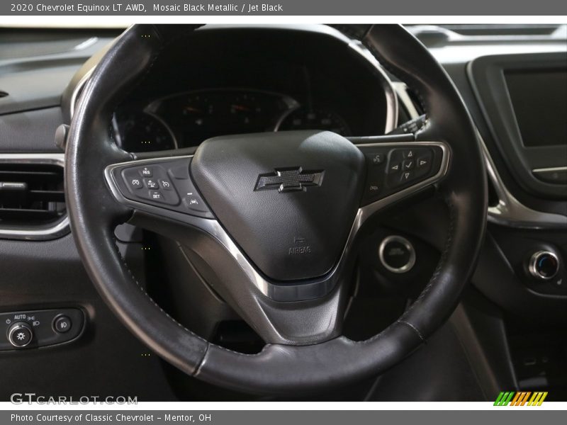 Mosaic Black Metallic / Jet Black 2020 Chevrolet Equinox LT AWD