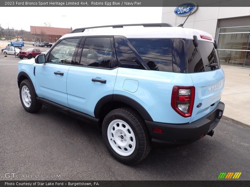Robins Egg Blue / Navy Pier 2023 Ford Bronco Sport Heritage Limited 4x4