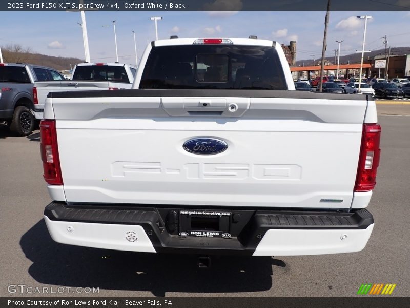 Oxford White / Black 2023 Ford F150 XLT SuperCrew 4x4