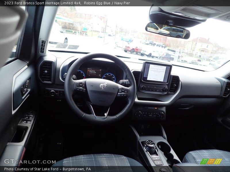 Robins Egg Blue / Navy Pier 2023 Ford Bronco Sport Heritage Limited 4x4