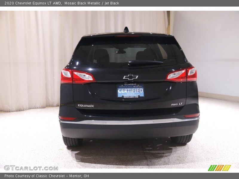 Mosaic Black Metallic / Jet Black 2020 Chevrolet Equinox LT AWD