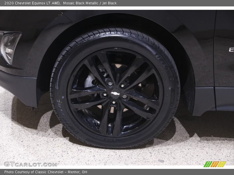 Mosaic Black Metallic / Jet Black 2020 Chevrolet Equinox LT AWD