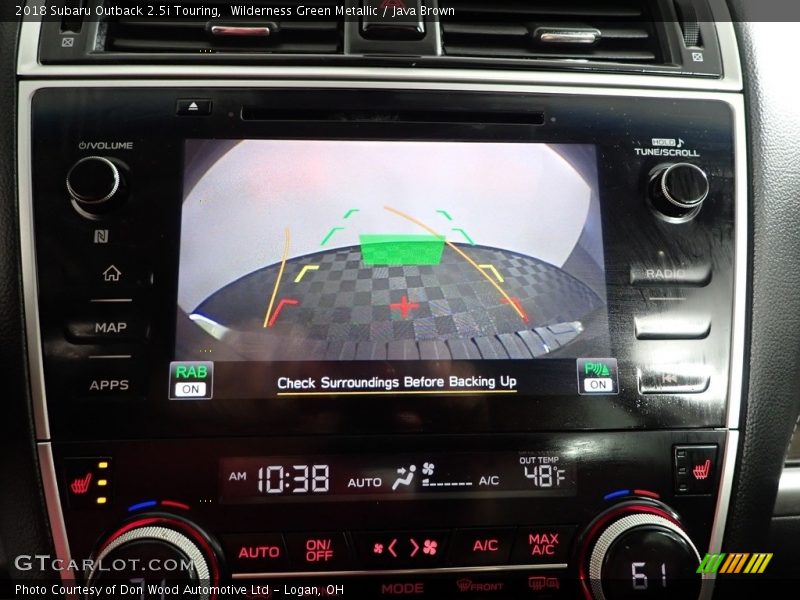 Wilderness Green Metallic / Java Brown 2018 Subaru Outback 2.5i Touring