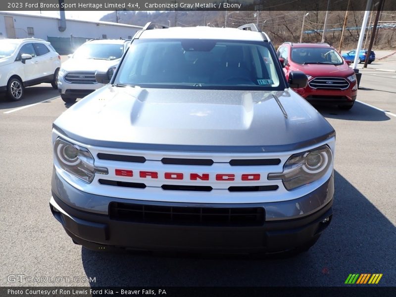 Carbonized Gray Metallic / Ebony 2023 Ford Bronco Sport Heritage Limited 4x4