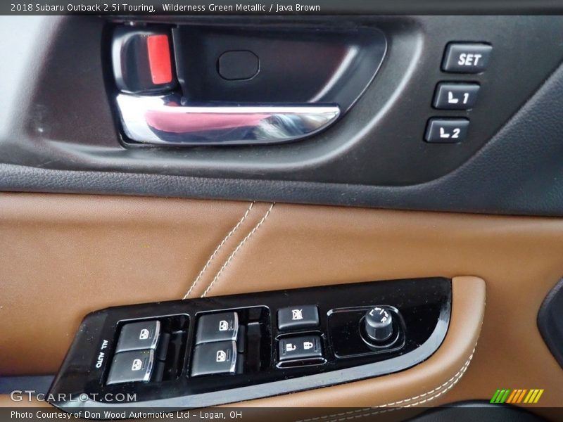 Wilderness Green Metallic / Java Brown 2018 Subaru Outback 2.5i Touring