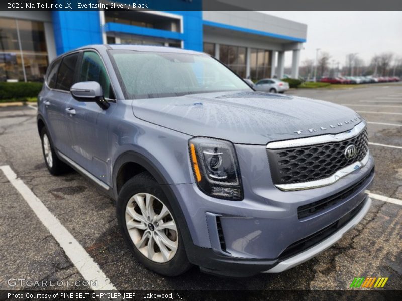 Everlasting Silver / Black 2021 Kia Telluride LX