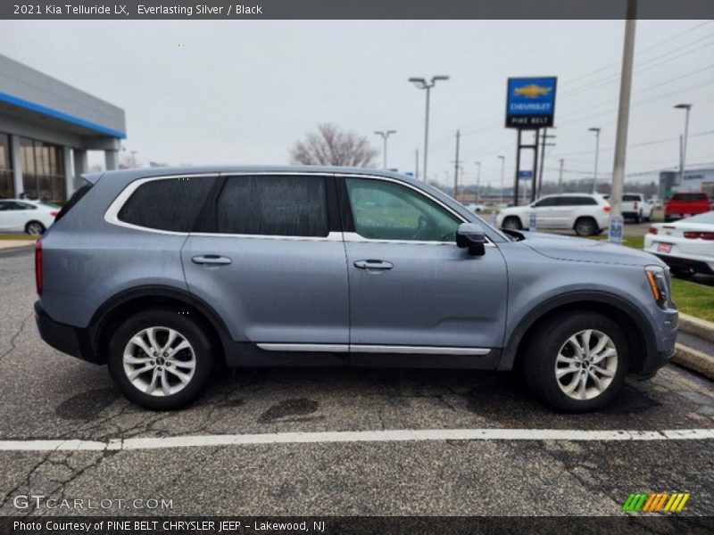 Everlasting Silver / Black 2021 Kia Telluride LX