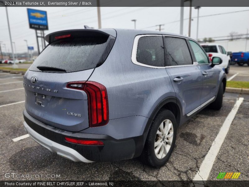 Everlasting Silver / Black 2021 Kia Telluride LX