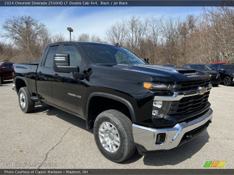 Black / Jet Black 2024 Chevrolet Silverado 2500HD LT Double Cab 4x4