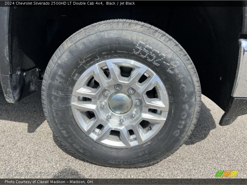 Black / Jet Black 2024 Chevrolet Silverado 2500HD LT Double Cab 4x4