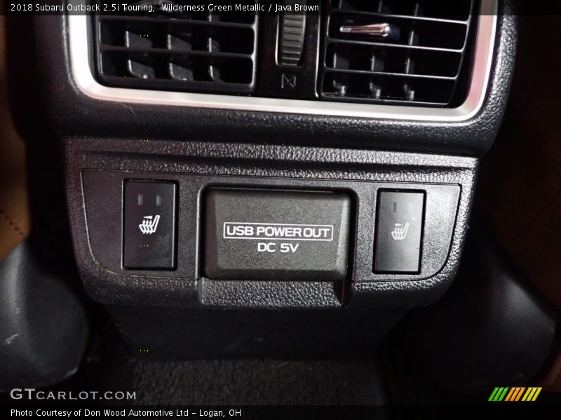 Wilderness Green Metallic / Java Brown 2018 Subaru Outback 2.5i Touring