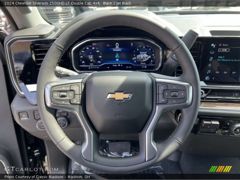 Black / Jet Black 2024 Chevrolet Silverado 2500HD LT Double Cab 4x4