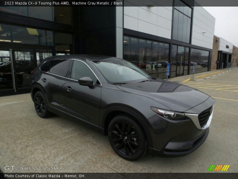 Machine Gray Metallic / Black 2023 Mazda CX-9 Touring Plus AWD