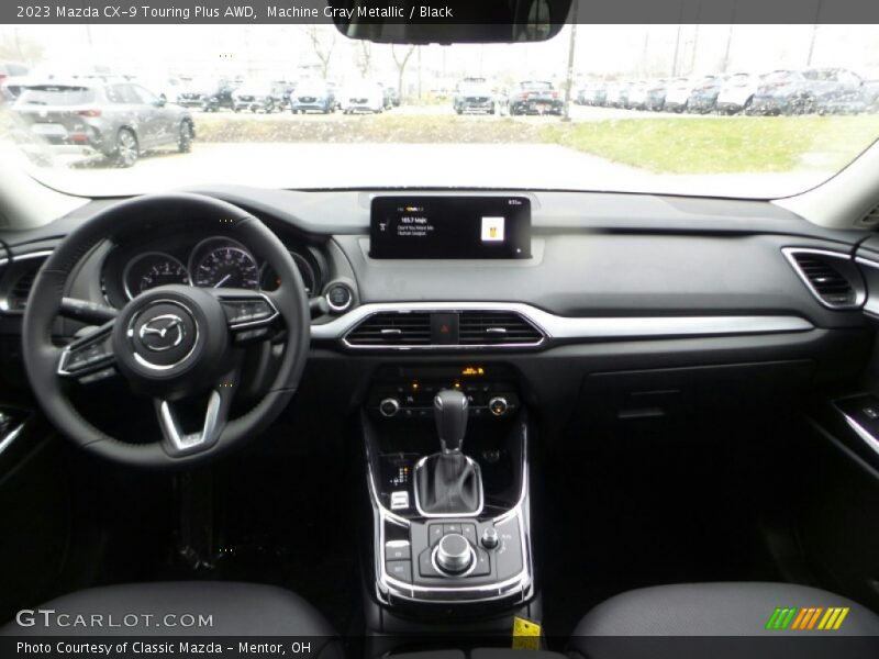 Machine Gray Metallic / Black 2023 Mazda CX-9 Touring Plus AWD