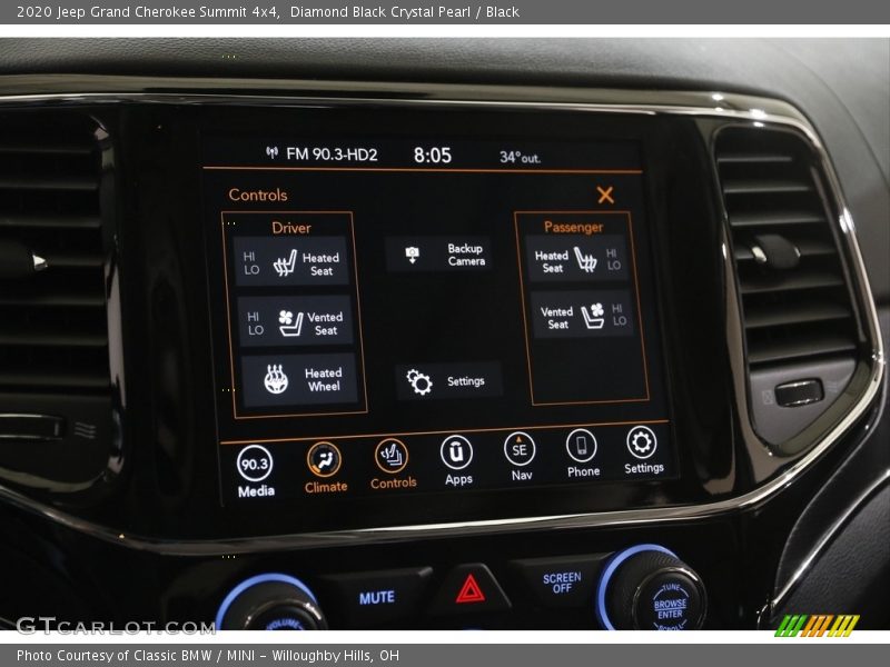 Diamond Black Crystal Pearl / Black 2020 Jeep Grand Cherokee Summit 4x4