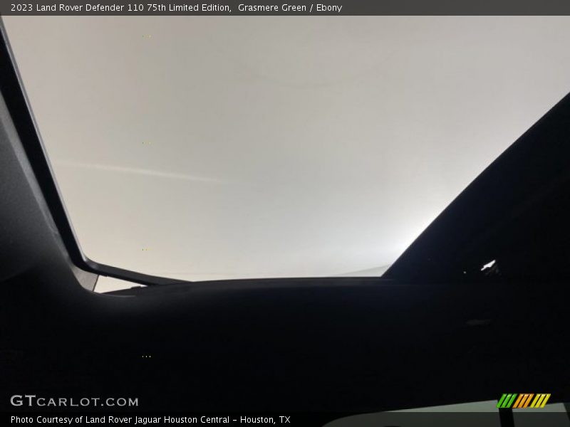 Sunroof of 2023 Defender 110 75th Limited Edition
