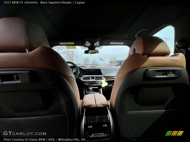 Black Sapphire Metallic / Cognac 2023 BMW X5 xDrive40i