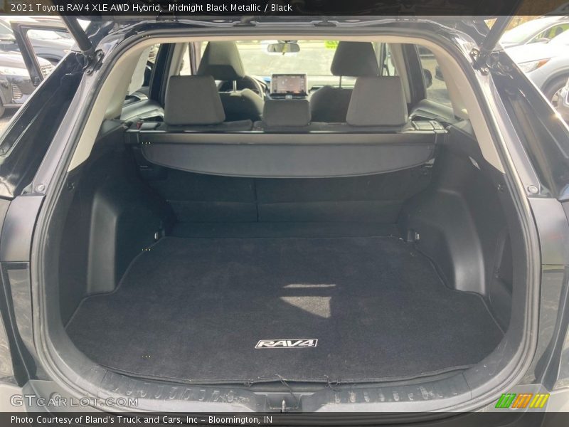 Midnight Black Metallic / Black 2021 Toyota RAV4 XLE AWD Hybrid