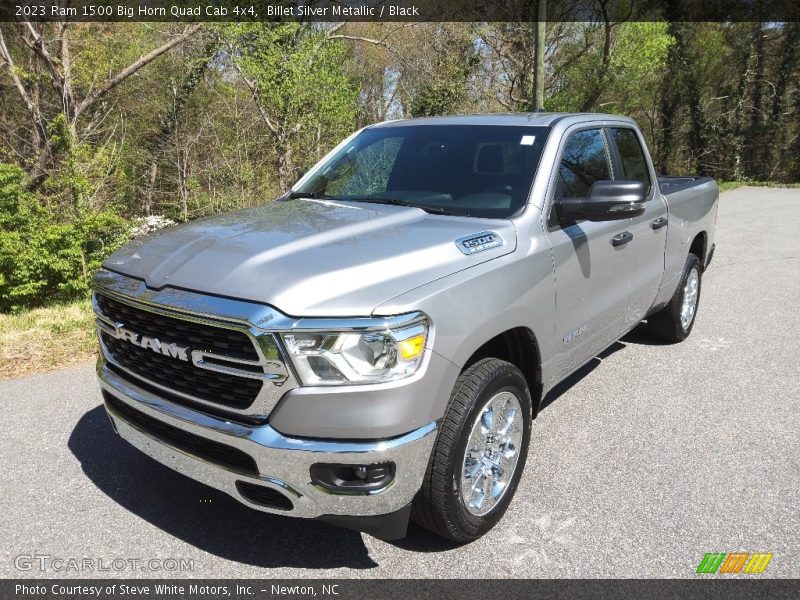 Billet Silver Metallic / Black 2023 Ram 1500 Big Horn Quad Cab 4x4