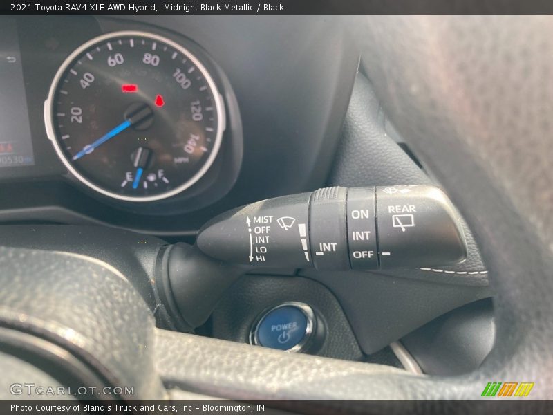 Midnight Black Metallic / Black 2021 Toyota RAV4 XLE AWD Hybrid