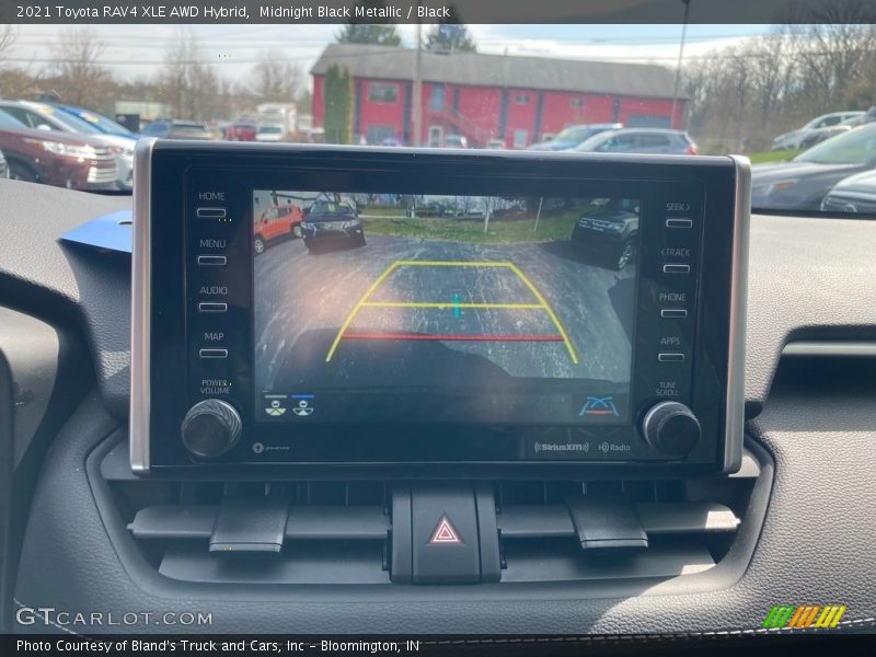 Midnight Black Metallic / Black 2021 Toyota RAV4 XLE AWD Hybrid