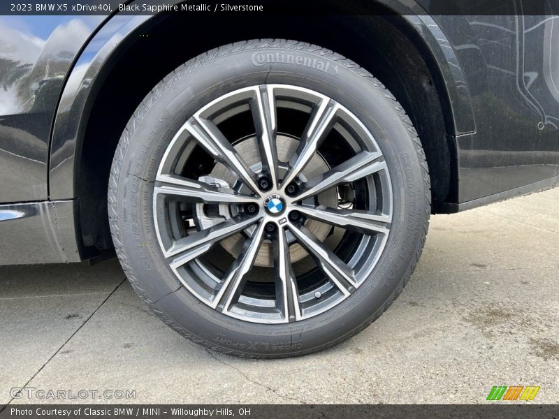 Black Sapphire Metallic / Silverstone 2023 BMW X5 xDrive40i
