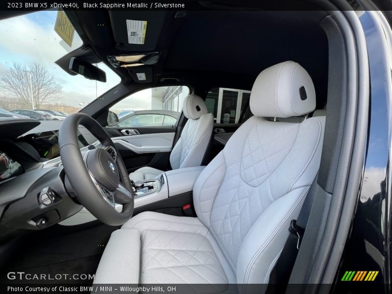 Black Sapphire Metallic / Silverstone 2023 BMW X5 xDrive40i