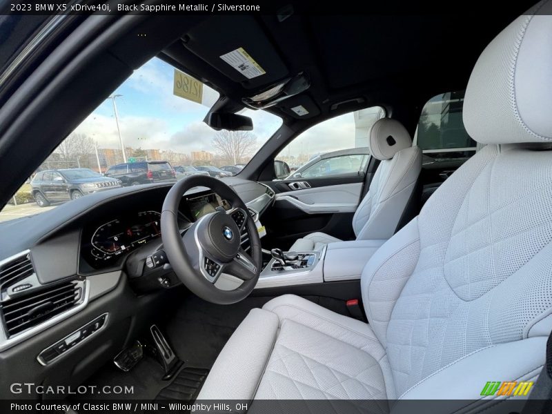 Black Sapphire Metallic / Silverstone 2023 BMW X5 xDrive40i