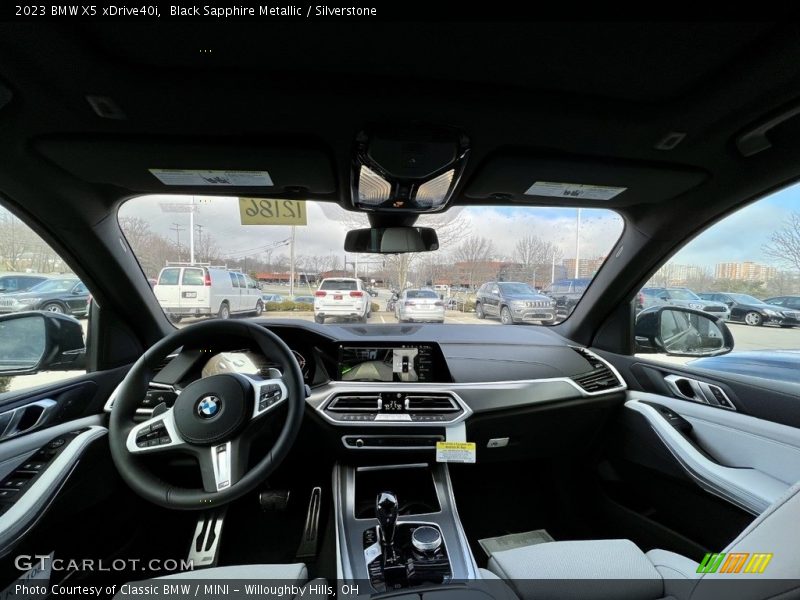 Black Sapphire Metallic / Silverstone 2023 BMW X5 xDrive40i