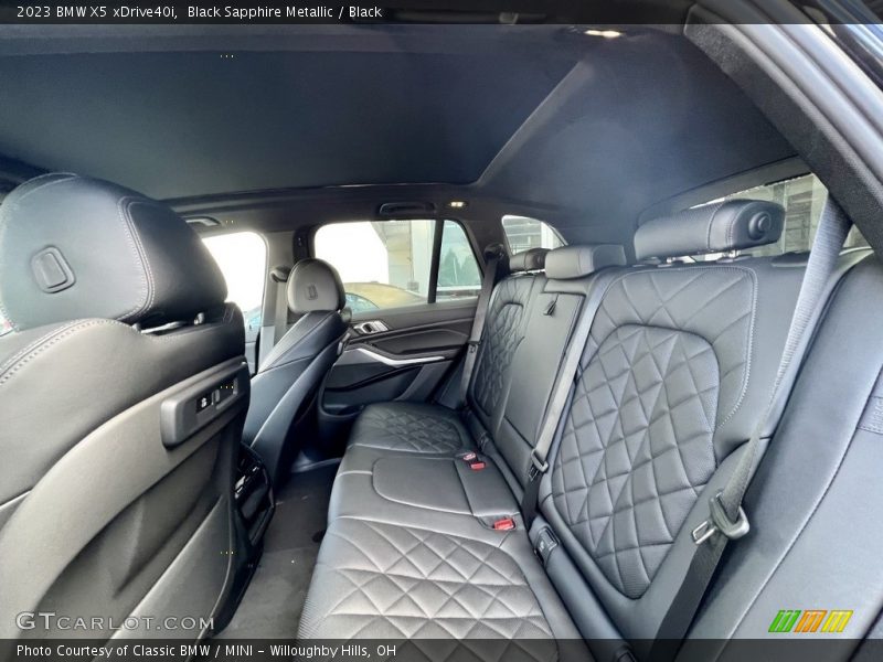 Black Sapphire Metallic / Black 2023 BMW X5 xDrive40i