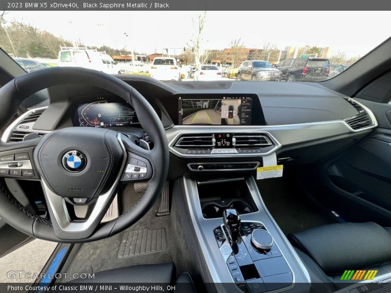 Black Sapphire Metallic / Black 2023 BMW X5 xDrive40i