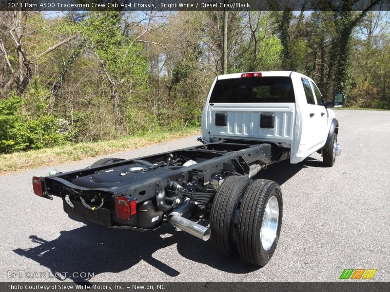 Bright White / Diesel Gray/Black 2023 Ram 4500 Tradesman Crew Cab 4x4 Chassis