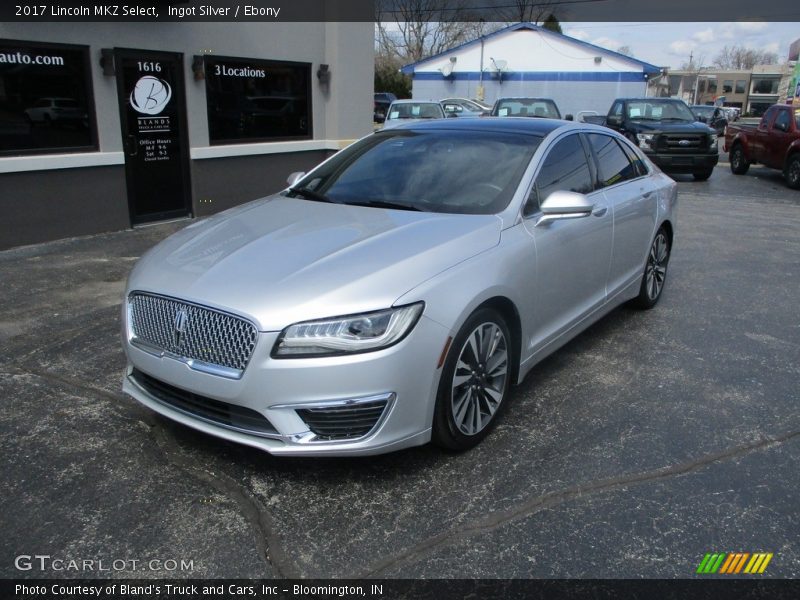 Ingot Silver / Ebony 2017 Lincoln MKZ Select