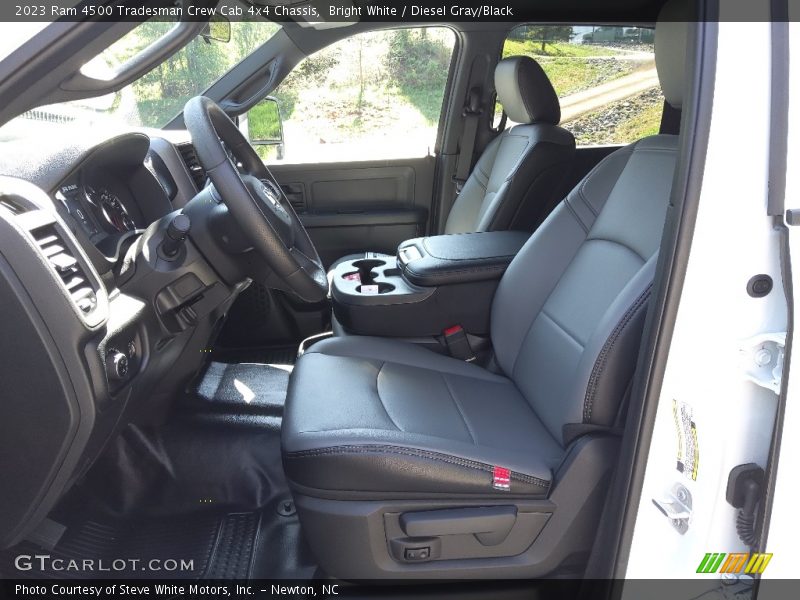 Bright White / Diesel Gray/Black 2023 Ram 4500 Tradesman Crew Cab 4x4 Chassis