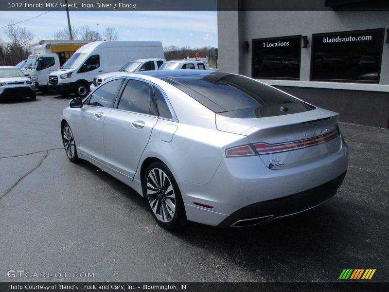 Ingot Silver / Ebony 2017 Lincoln MKZ Select