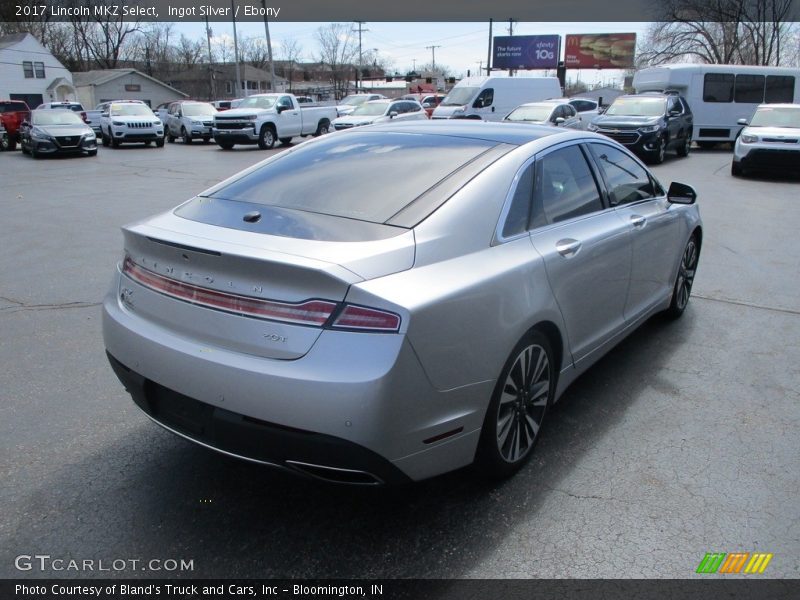 Ingot Silver / Ebony 2017 Lincoln MKZ Select