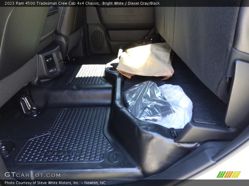 Bright White / Diesel Gray/Black 2023 Ram 4500 Tradesman Crew Cab 4x4 Chassis
