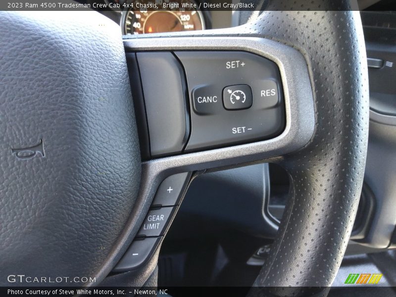 Bright White / Diesel Gray/Black 2023 Ram 4500 Tradesman Crew Cab 4x4 Chassis