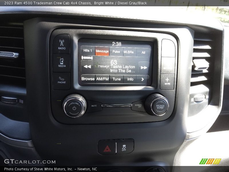 Bright White / Diesel Gray/Black 2023 Ram 4500 Tradesman Crew Cab 4x4 Chassis