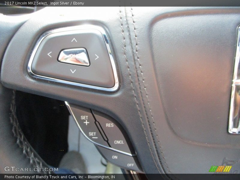 Ingot Silver / Ebony 2017 Lincoln MKZ Select