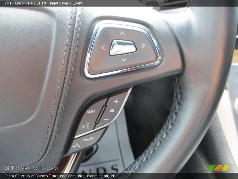 Ingot Silver / Ebony 2017 Lincoln MKZ Select