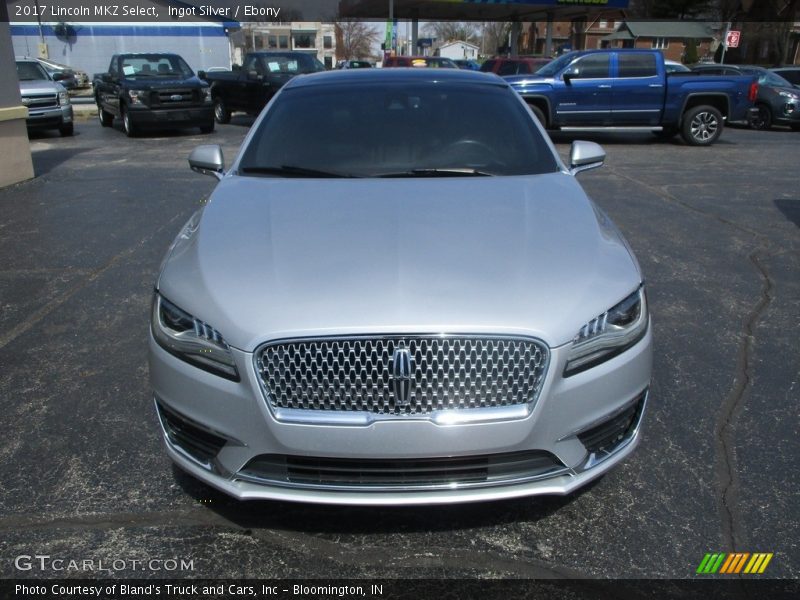 Ingot Silver / Ebony 2017 Lincoln MKZ Select