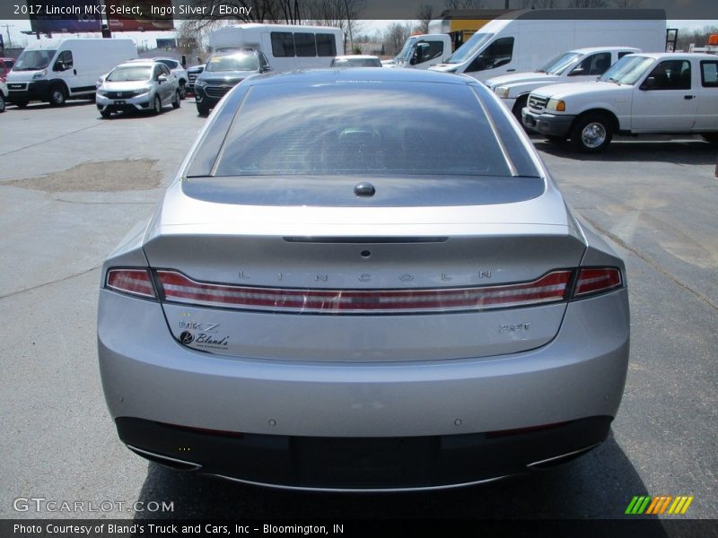 Ingot Silver / Ebony 2017 Lincoln MKZ Select