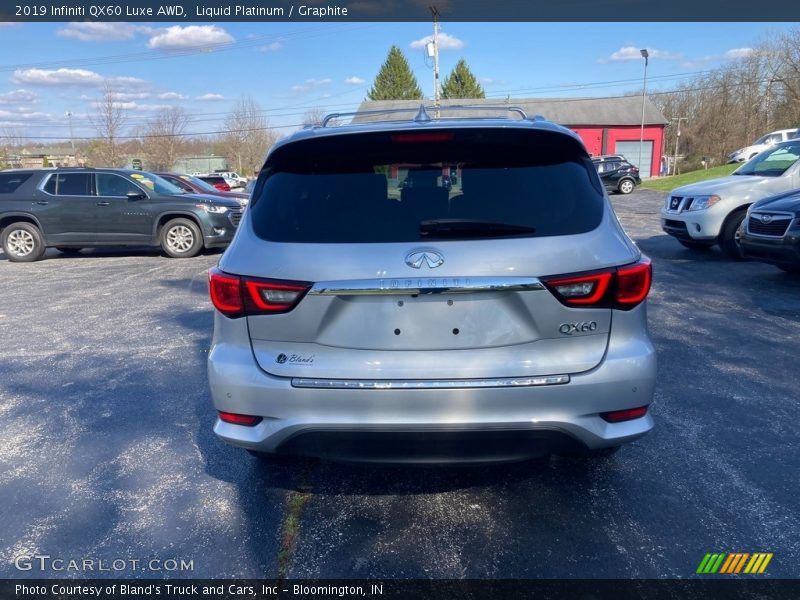 Liquid Platinum / Graphite 2019 Infiniti QX60 Luxe AWD