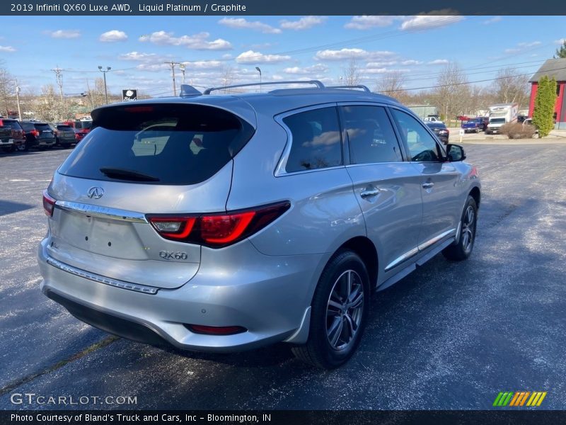Liquid Platinum / Graphite 2019 Infiniti QX60 Luxe AWD