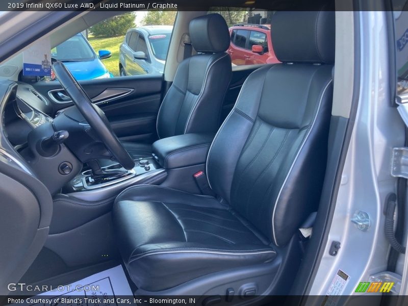 Liquid Platinum / Graphite 2019 Infiniti QX60 Luxe AWD
