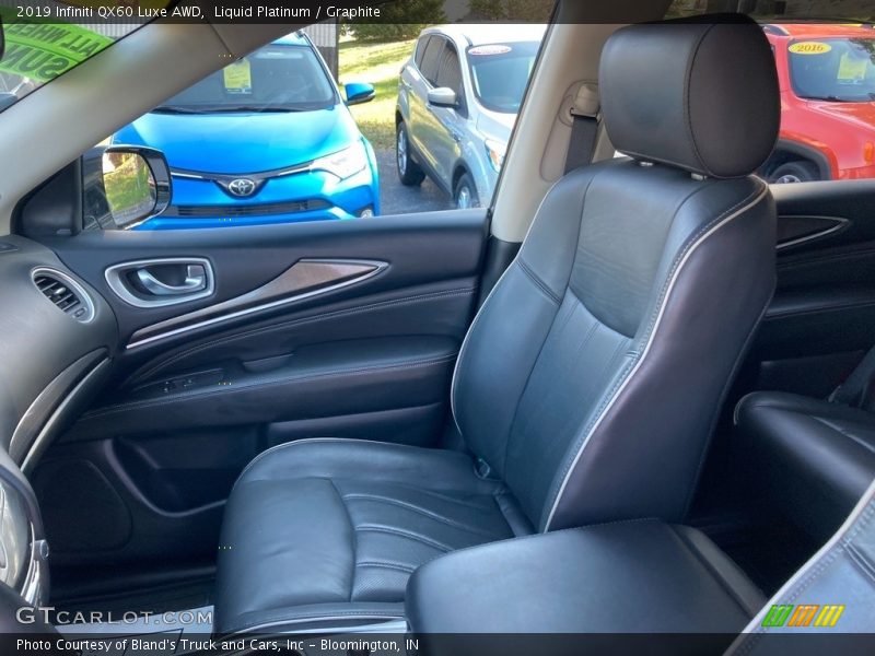 Liquid Platinum / Graphite 2019 Infiniti QX60 Luxe AWD