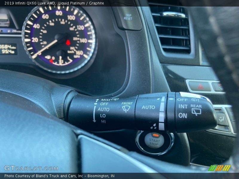 Liquid Platinum / Graphite 2019 Infiniti QX60 Luxe AWD